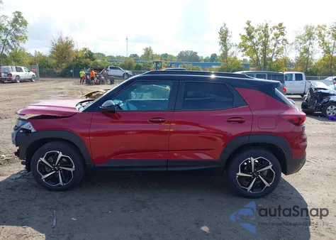 2021 Chevrolet Trailblazer Fwd Rs из США, поврежденный, VIN KL79MTSL3MB112593